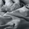 image:imageLavish Home Oversized Ruched Faux Fur Blanket Blue 60 x 80Silver