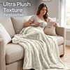 image:imageLavish Home Rabbit Fur 50 x 60 GreyCream