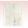 image:imageLavish Home Rabbit Fur 50 x 60 GreyCream