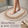 image:imageLavish Home Reversible Bathroom Rug Set Gray 2Pieces 32x2024x17Beige
