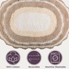 image:imageLavish Home Reversible Bathroom Rug Set Gray 2Pieces 32x2024x17Beige