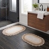 image:imageLavish Home Reversible Bathroom Rug Set Gray 2Pieces 32x2024x17Beige