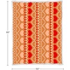 image:imageLavish Home Reversible Fleece Blanket  50Inch x 60Inch MachineWashable Sherpa Throw with Hearts  Cozy Blanket for Couch Chair or Bed