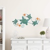 image:imageLavish Home Sea Turtles Wall Art with Shells and Starfish Nautical 3D Metal Hanging DcorVintage Coastal Under Water Sea Life Ocean Home Artwork