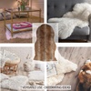 image:imageLavish Home Sheepskin Throw Rug Faux Fur 2x3Foot High Pile Soft and Plush Mat for Bedroom Kitchen Bathroom Nursery amp Office2 x 3 Oval Pack of 2