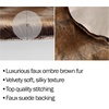 image:imageLavish Home Sheepskin Throw Rug Faux Fur 2x3Foot High Pile Soft and Plush Mat for Bedroom Kitchen Bathroom Nursery amp Office2 x 3 Oval Pack of 2