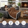 image:imageLavish Home Sherpa Fleece Throw Blanket Tiger Stripe 50 x 60Leopard Animal Print