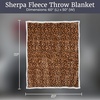 image:imageLavish Home Sherpa Fleece Throw Blanket Tiger Stripe 50 x 60Leopard Animal Print