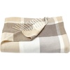 image:imageLavish Home Soft Throw Blanket TealBrown Plaid 60 x 70Gray and Tan