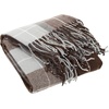 image:imageLavish Home Throw Blanket Blue and Red Plaid 50 x 60Brown
