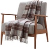 image:imageLavish Home Throw Blanket Brown Plaid 50 x 60