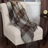 image:imageLavish Home Throw Blanket Brown Plaid 50 x 60
