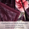 image:imageLavish Home Throw Blanket Rose 91 x 74