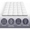 image:imageLavish Home Twin Down Mattress Topper White 75 x 39 x 4