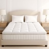 image:imageLavish Home Twin Down Mattress Topper White 75 x 39 x 4