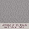 image:imageLavish Home Twin Size Quilt Bedding Coverlet  AllSeason Washable Lightweight Quilt Bedspread  BasketWeave Polyester Bedding with Quilted Blanket Pattern Gray