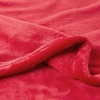 image:imageLavish Home Velvet Throw  Oversized Microfiber Velvet Solid Polyester Throw Blanket  Breathable and Machine Washable in Vineyard Red