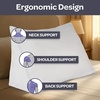 image:imageLavish Home Wedge Pillow White 30 x 12 x 18