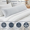 image:imageMemory Foam Body Pillow Stay Cool Cover Specially Designed Cooling Relief for Side Stomach Back Sleepers and Pregnant Women by Lavish Home