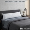 image:imageMemory Foam Body Pillow Stay Cool Cover Specially Designed Cooling Relief for Side Stomach Back Sleepers and Pregnant Women by Lavish Home