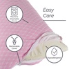 image:imageMemory Foam Body Pillow for Side Sleepers Back Pain Pregnant Women Aching Legs and Knees Hypoallergenic Zippered Protector by Lavish Home PinkPink