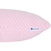 image:imageMemory Foam Body Pillow for Side Sleepers Back Pain Pregnant Women Aching Legs and Knees Hypoallergenic Zippered Protector by Lavish Home PinkPink