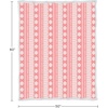 image:imageReversible Fleece Blanket  50x60Inch MachineWashable Sherpa Throw with Snowflakes  Cozy Blanket for Couch Chair or Bed by Lavish Home PinkPink