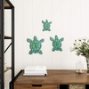 image:imageSea Turtle Wall Art Nautical 3D Metal Hanging DcorVintage Coastal Seaside Inspired StyleUnder Water Sea Life Ocean by Lavish Home 3PC
