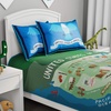 image:imageUnited States 3 Piece Quilt Set Twin XL Bedding amp 2 Pillow ShamsHypoallergenic MicrofiberLandmarks amp Icons of the 50 States amp American Eagle by LHC