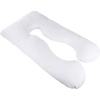 image:imageFull Body Pillow  7in1 Pillow with Removable Cover  Comfortable UShape for Support Sleeping Lounging Studying and More by Lavish Home WhiteWhite
