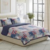 image:imageLavish Home FullQueen Quilt Set 3PieceSetFullQueen