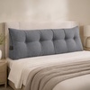 image:imageLavish Home HEADBOARD Pillow Grey KKing