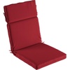 image:imageLavish Home HighBack Chair Cushions 2 Count Pack of 1 Red