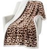 image:imageLavish Home Sherpa Fleece Throw Blanket Giraffe Print 50 x 60