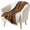 image:imageLavish Home Sherpa Fleece Throw Blanket Tiger Stripe 50 x 60Leopard Animal Print