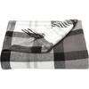 image:imageLavish Home Soft Throw Blanket TealBrown Plaid 60 x 70Gray and White