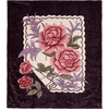 image:imageLavish Home Throw Blanket Rose 91 x 74