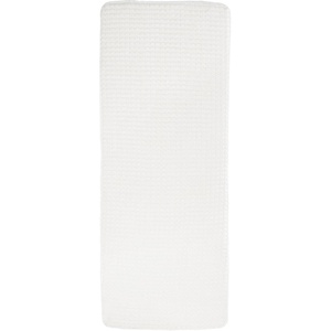 image:image24x59 Memory Foam Extra Long Bath Mat by Lavish Home  Woven Jacquard Fleece  BlueWhite