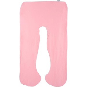 image:imageFull Body Pillow  7in1 Pillow with Removable Cover  Comfortable UShape for Support Sleeping Lounging Studying and More by Lavish Home WhitePink