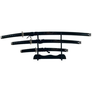 image:imageLavish Home 3Piece Samurai Sword SetBlack
