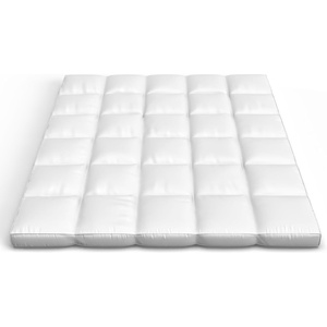 image:imageLavish Home Down Mattress Topper White 80 x 60 x 4