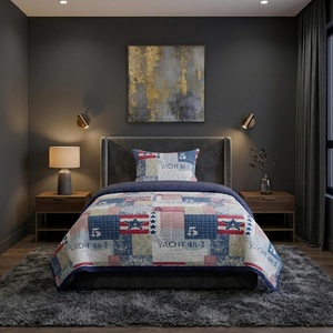 image:imageLavish Home FullQueen Quilt Set 3PieceSetTwin