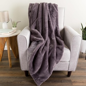 image:imageLavish Home Rabbit Fur 50 x 60 GreyGrey