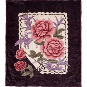 image:imageLavish Home Throw Blanket Rose 91 x 74