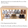 image:imageLavish Home 2Tier Bamboo Shoe RackBench2Tier Shoe Rack Bench