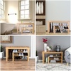 image:imageLavish Home 2Tier Bamboo Shoe RackBench3Tier Shoe Rack Bench