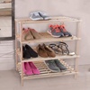 image:imageLavish Home 2Tier Bamboo Shoe RackBench4Tier Shoe Rack