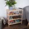 image:imageLavish Home 2Tier Bamboo Shoe RackBench4Tier Shoe Rack