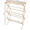 image:imageLavish Home Bamboo Clothes Drying Rack 275 x 1425 x 42Brown
