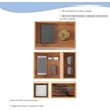 image:imageLavish Home Bamboo Drawer Organizer  5Compartment Modular Box Set  Tray Storage for Kitchens Offices Bedrooms and Bathrooms Natural Finish